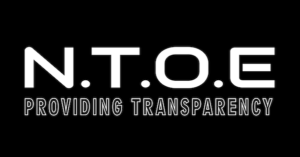 NTOE logo in black and white